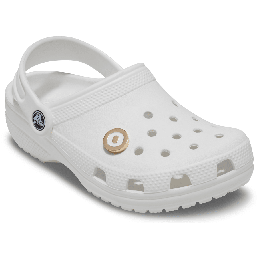  Gold Letter O - charms on shoes - Jibbitz