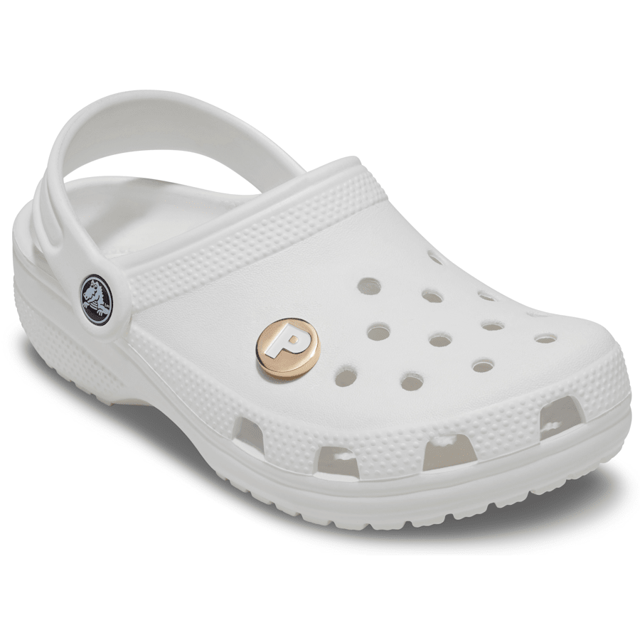  Gold Letter P - charms on shoes - Jibbitz