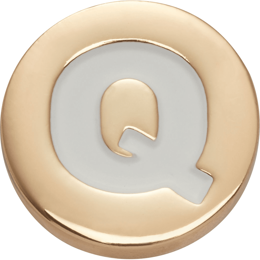  Gold Letter Q - charm view - Jibbitz