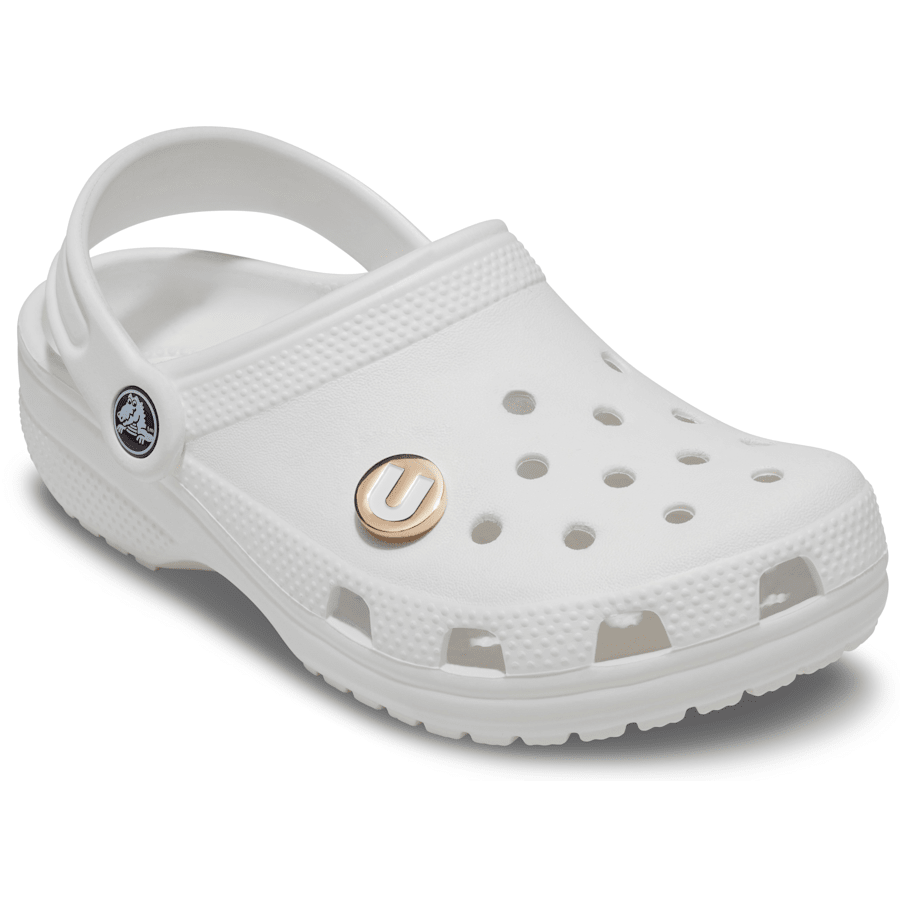  Gold Letter U - charms on shoes - Jibbitz