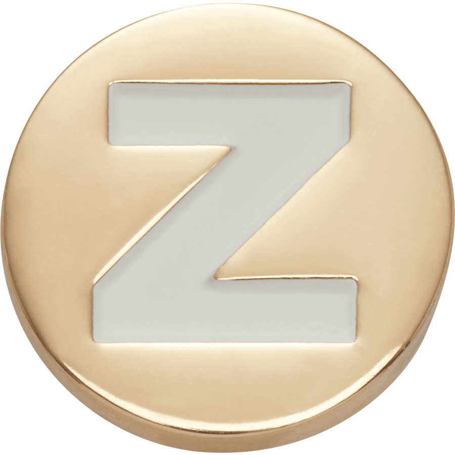 Gold Letter Z - lisävarustenäkymä - Jibbitz Charms