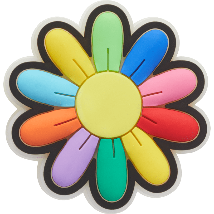  LED Flower - charm view - Jibbitz