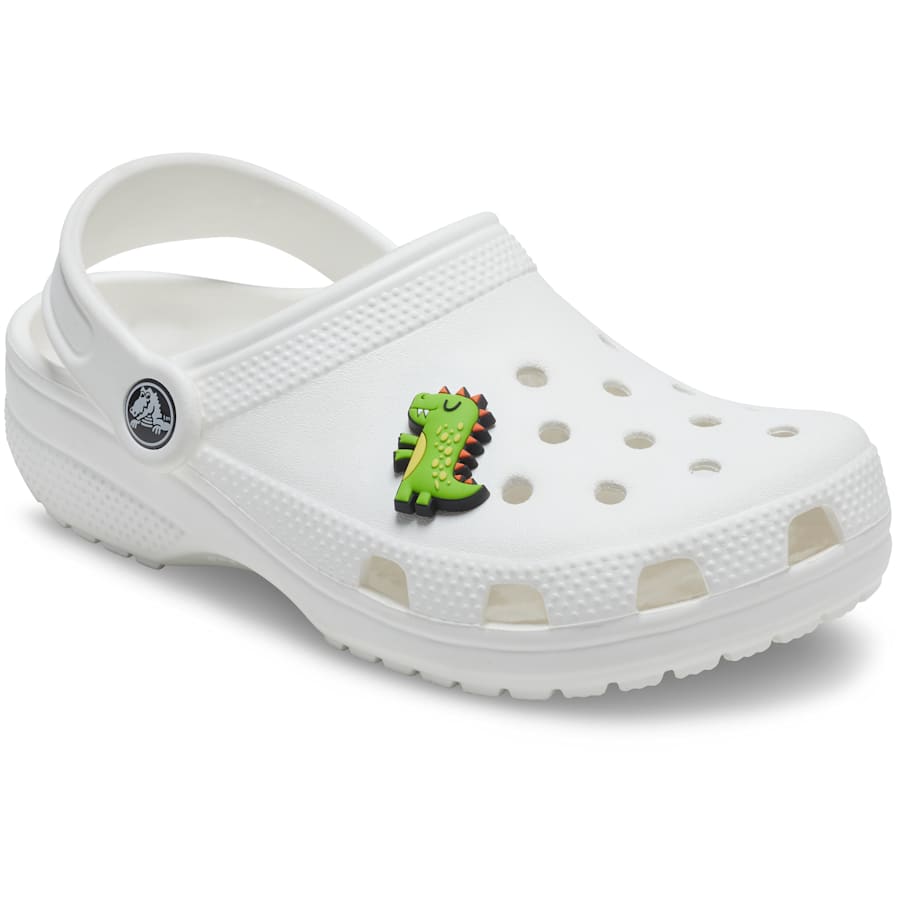  Green Dino - charms on shoes - Jibbitz