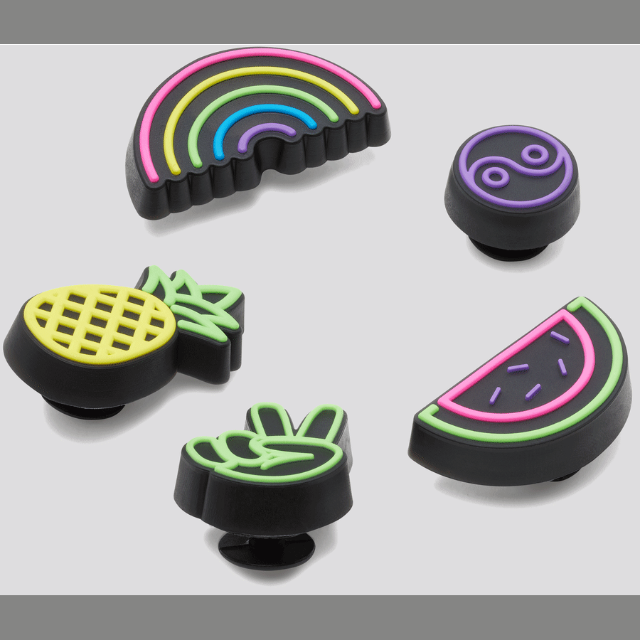  Lights Up Fun 5 Pack - Custom Angle - Jibbitz