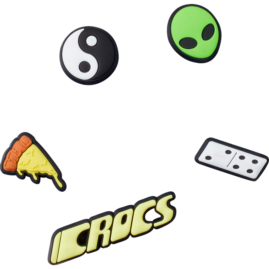  Crocs Dude Pin Backer 5 Pack - charms on shoes - Jibbitz