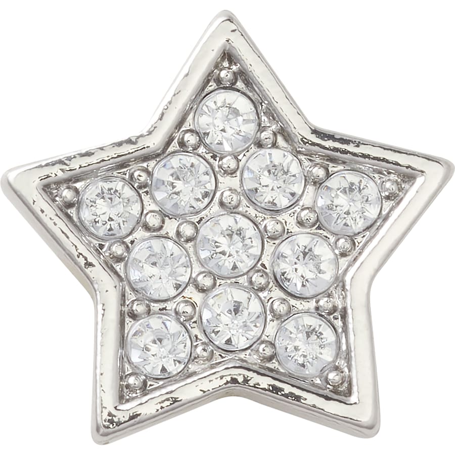  Silver Star - charm view - Jibbitz