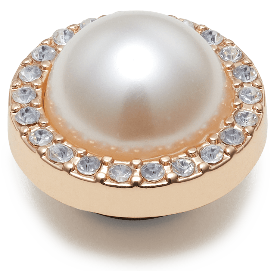  Pearl with Diamonds - charms on shoes - Jibbitz