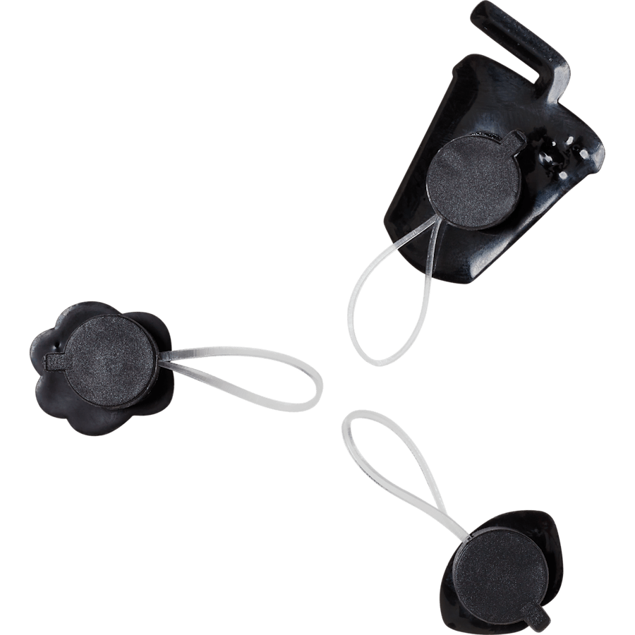  Morning Stroll Sandal Backer 3 Pack - charms on packing card - Jibbitz