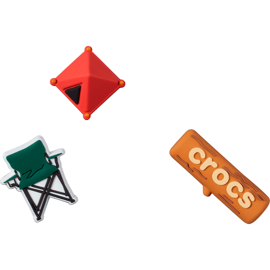  Gone Camping Pin Backer 3 Pack - charms on shoes - Jibbitz