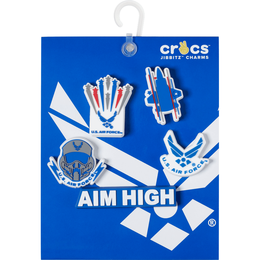  Armed Forces US Air Force 5Pck - Custom Angle - Jibbitz