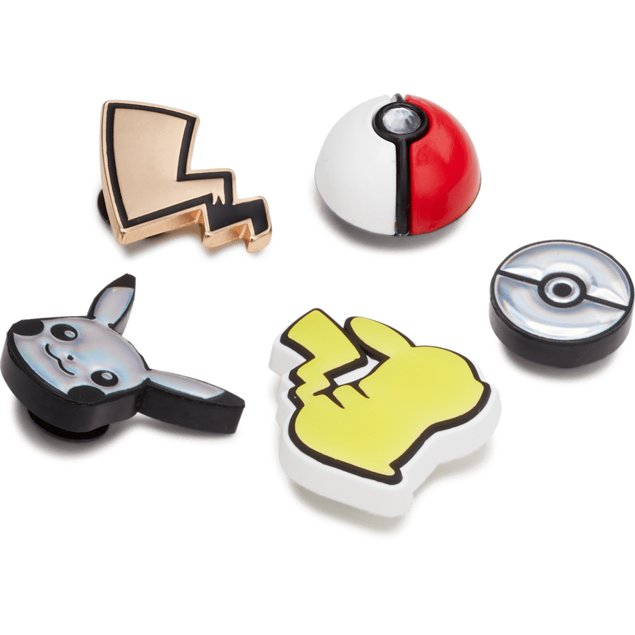  Elevated Pokemon 5 Pack - charms on shoes - Jibbitz
