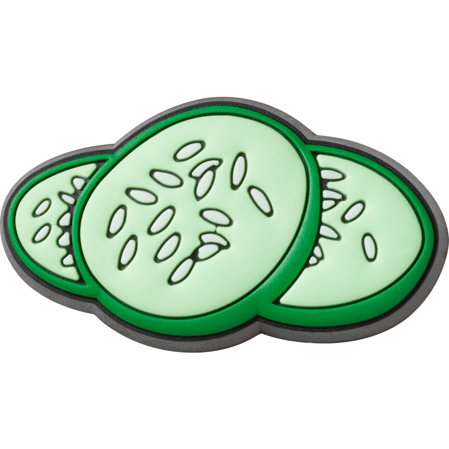  Cucumber Slices - charm view - Jibbitz