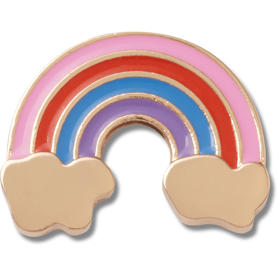  Gold Cloud Rainbow - charm view - Jibbitz