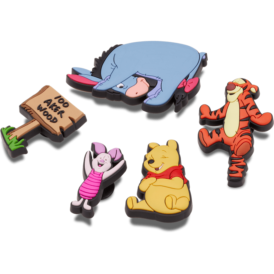  Winnie The Pooh 5 Pack - charms on shoes - Jibbitz