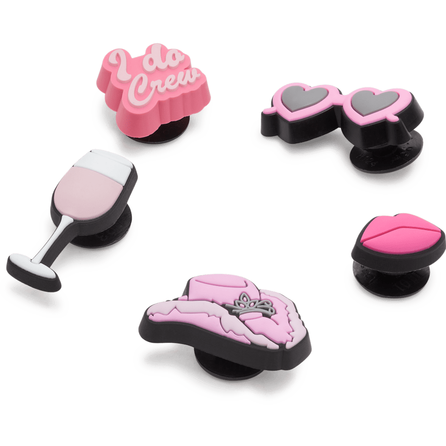 Bachelorette Party 5 Pack - Custom Angle - Jibbitz Charms