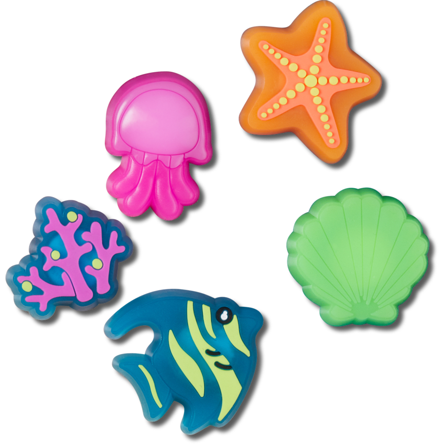  Lights Up Under The Sea 5 Pack - charm view - Jibbitz