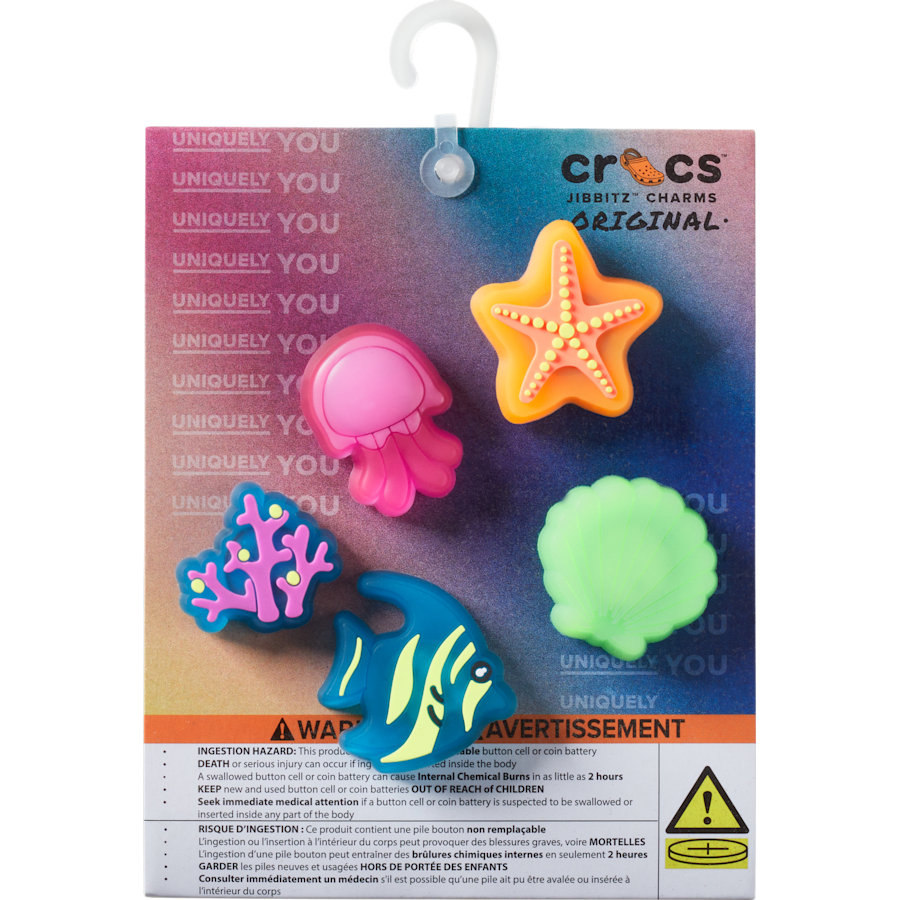  Lights Up Under The Sea 5 Pack - Custom Angle - Jibbitz