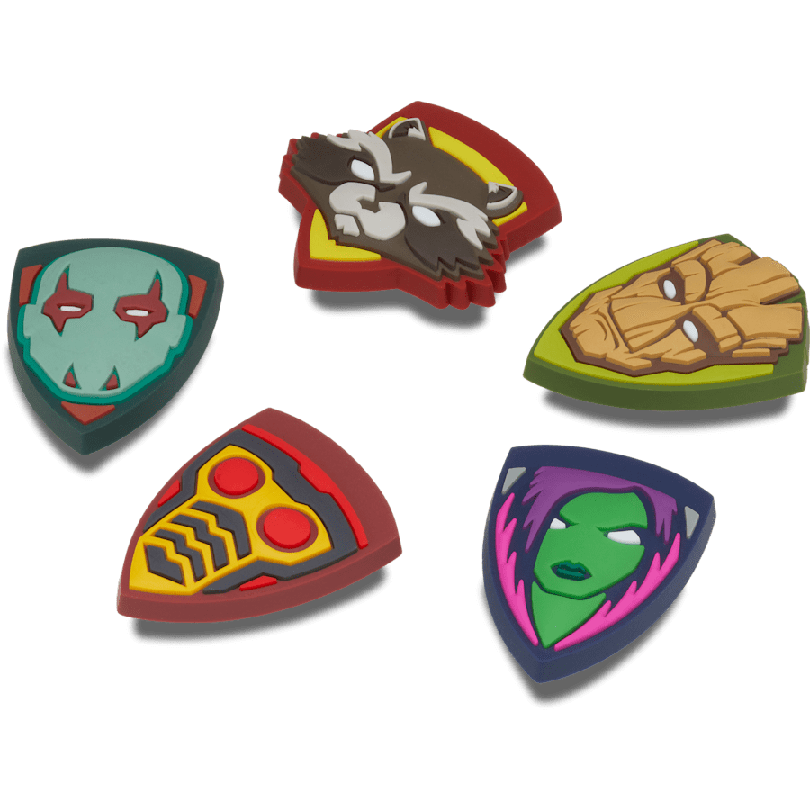  Guardians of the Galaxy 5 Pack - charms on shoes - Jibbitz