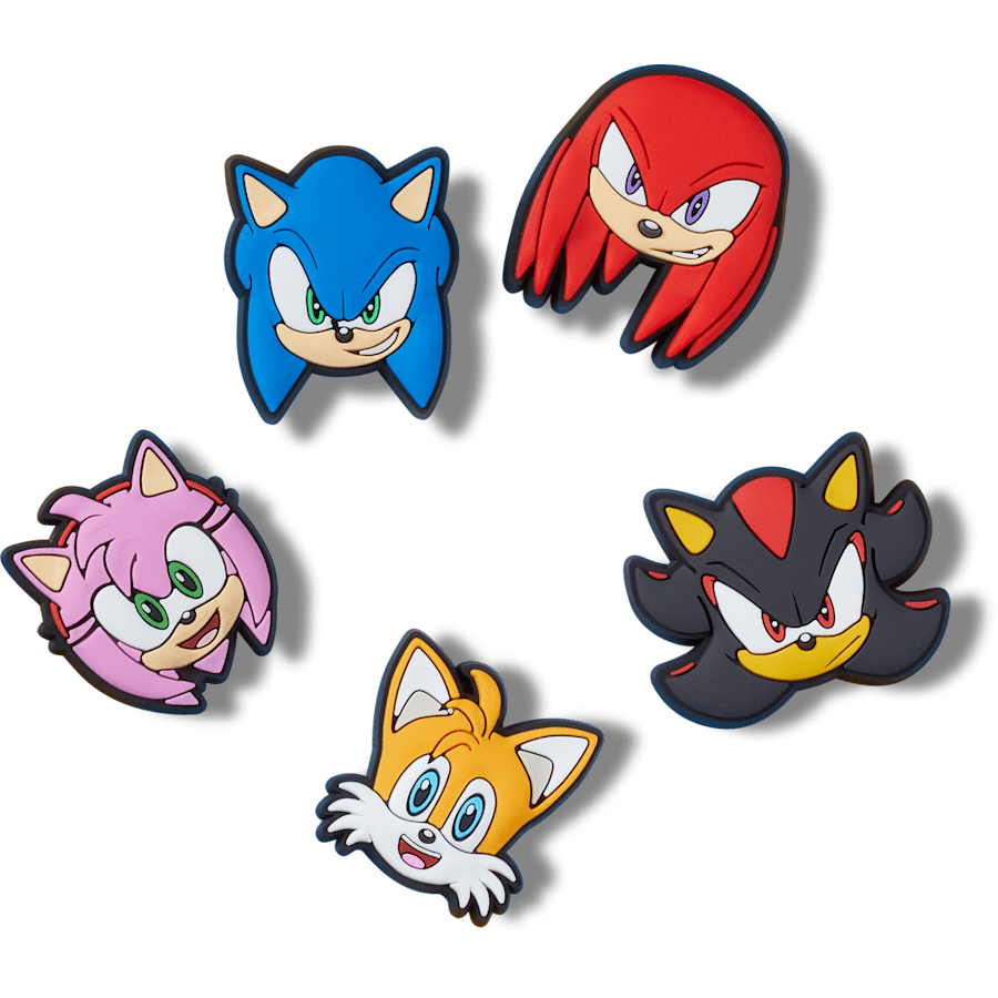  Sonic the Hedgehog 5 Pack - charm view - Jibbitz