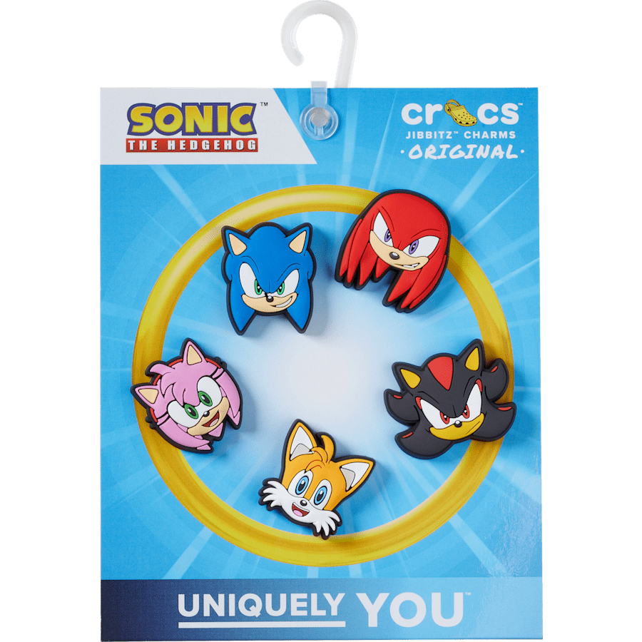  Sonic the Hedgehog 5 Pack - Custom Angle - Jibbitz