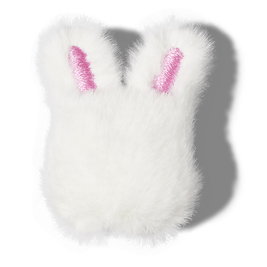 Lapin duveteux - vue accessoire - Jibbitz Charms