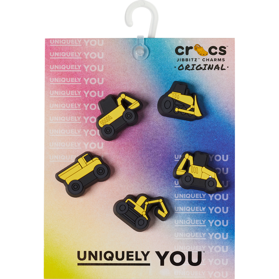  Mini Construction Vehicles 5 Pack - Custom Angle - Jibbitz