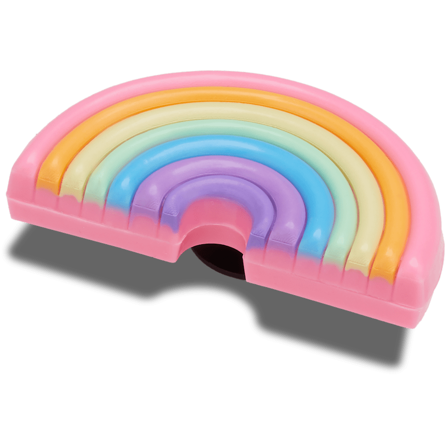  Puffy Rainbow Pool Float - charms on shoes - Jibbitz