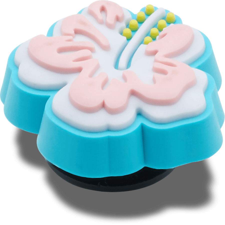  Blue Hibiscus - charms on shoes - Jibbitz