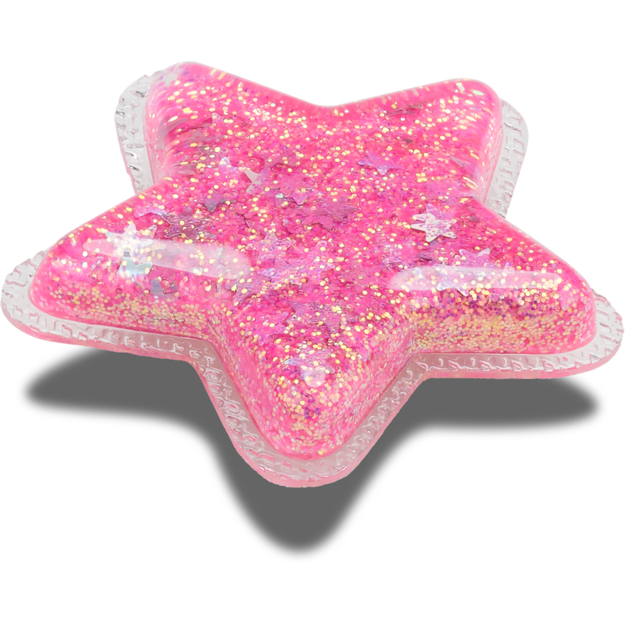  Squishy Glitter Star - charms on shoes - Jibbitz