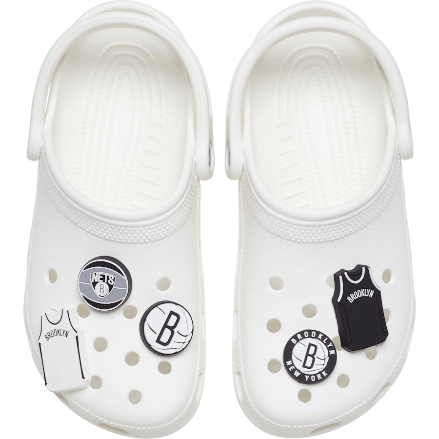 NBA Brooklyn Nets 5 Pack - Charm on shoes - Jibbitz Charms