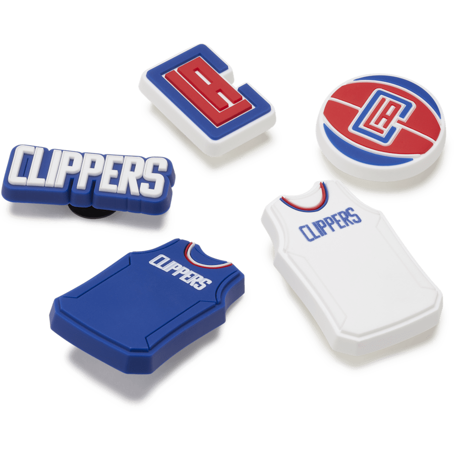 NBA Los Angeles Clippers 5 Pack - mukautettu kulma - Jibbitz Charms