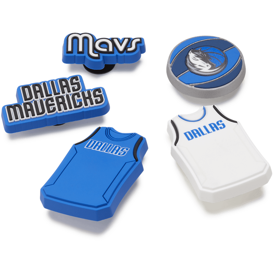 NBA Dallas Mavericks 5 Pack - benutzerdefinierter Winkel - Jibbitz Charms