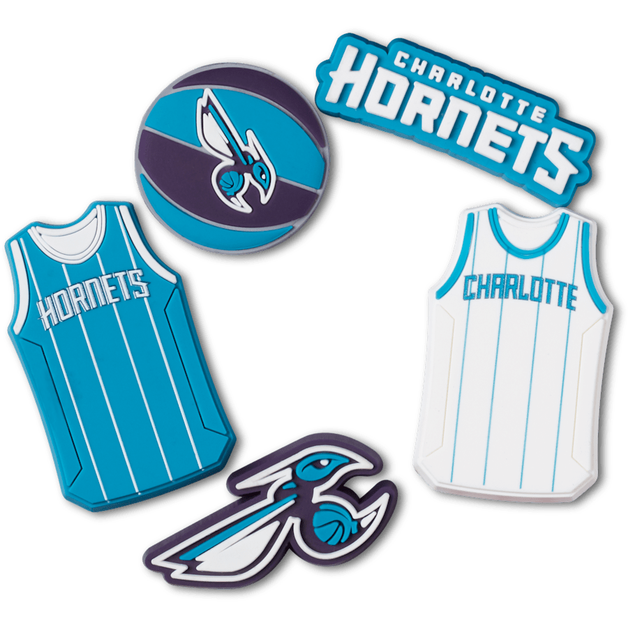 NBA Charlotte Hornets 5 Pack - vue accessoire - Jibbitz Charms