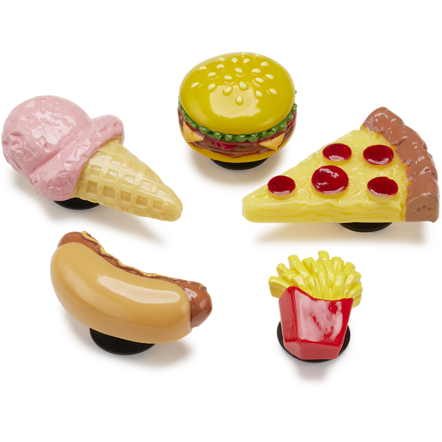 Mini 3D Food 5 Pack - Custom Angle - Jibbitz Charms