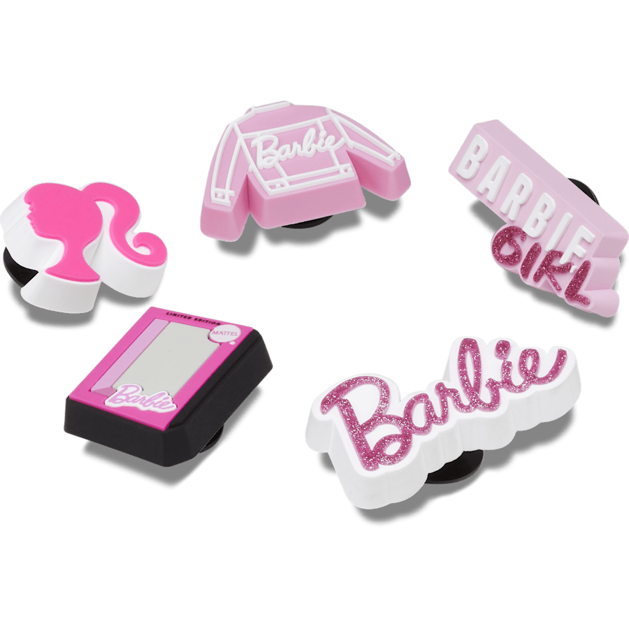  Barbie Pink 5 Pack - charms on shoes - Jibbitz