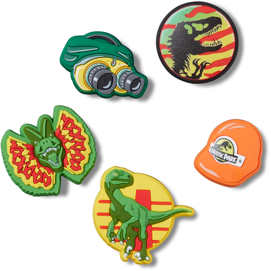  Jurassic Park 5 Pack - charm view - Jibbitz