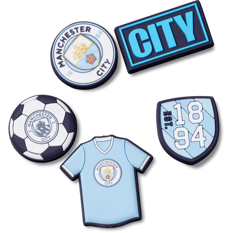 Manchester City 5 Pack - Charm view - Jibbitz Charms