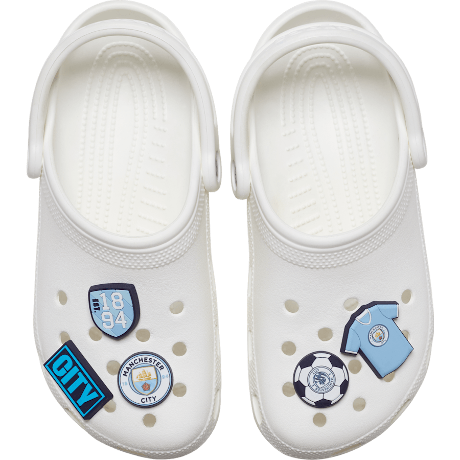 Manchester City 5 Pack - Charm on shoes - Jibbitz Charms