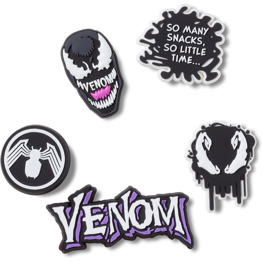  Spider-man Venom 5 Pack - charm view - Jibbitz