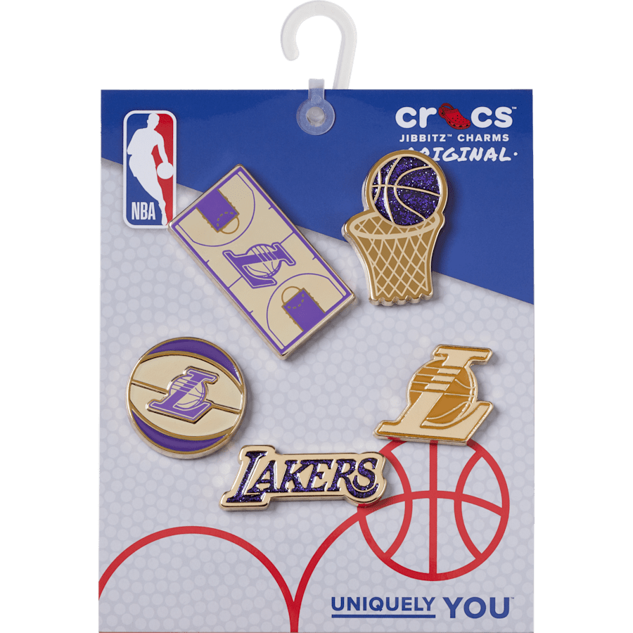  NBA Los Angeles Lakers 5 Pack - Custom Angle - Jibbitz