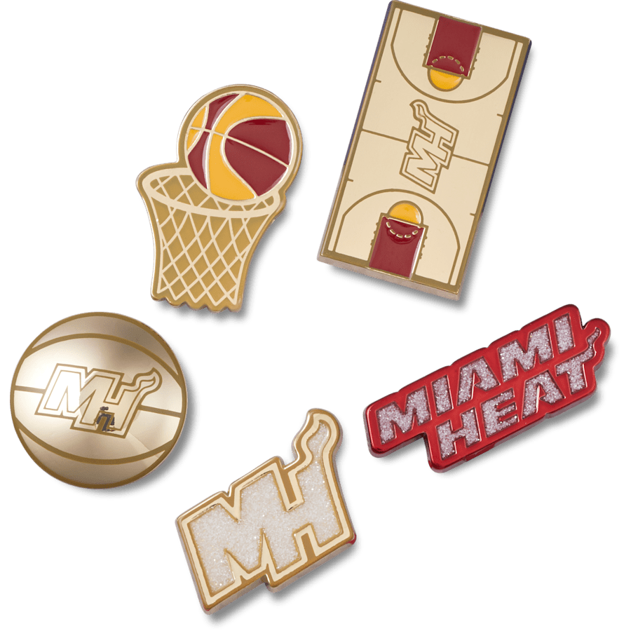  NBA Miami Heat 5 Pack - charm view - Jibbitz