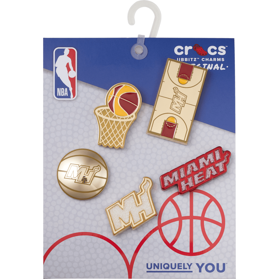  NBA Miami Heat 5 Pack - Custom Angle - Jibbitz