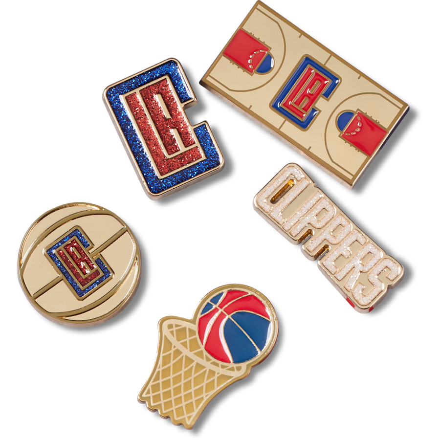 NBA Los Angeles Clippers5 Pack - Zubehöransicht - Jibbitz Charms