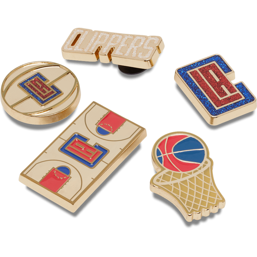 NBA Los Angeles Clippers5 Pack - benutzerdefinierter Winkel - Jibbitz Charms