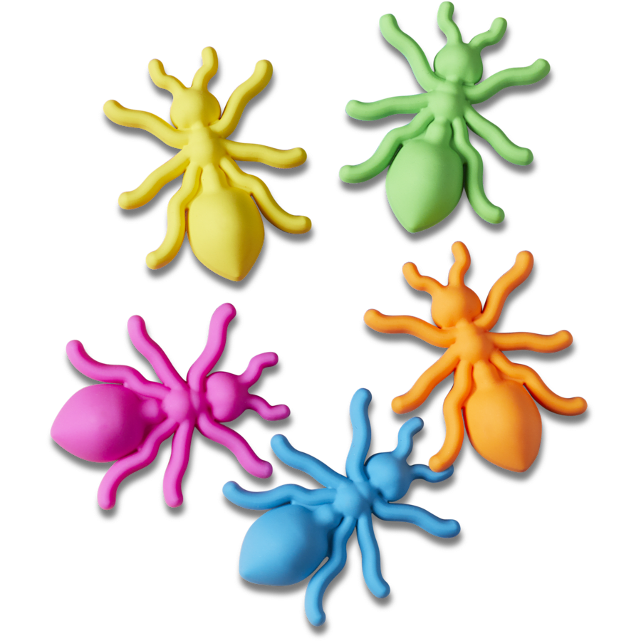  Neon Ants 5 Pack - charm view - Jibbitz