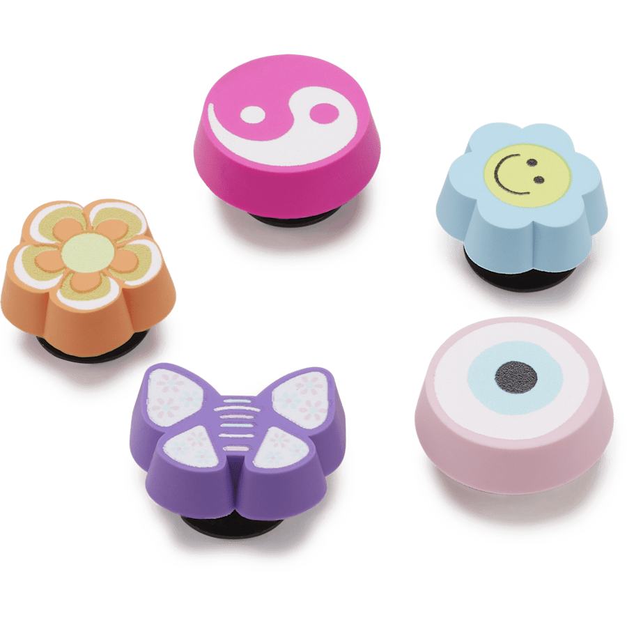  Nostalgia Girly Eraser 5 Pack - charms on shoes - Jibbitz
