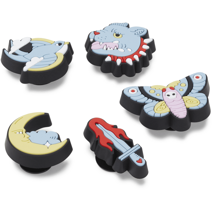  Tattooed Retro 5 Pack - charms on shoes - Jibbitz