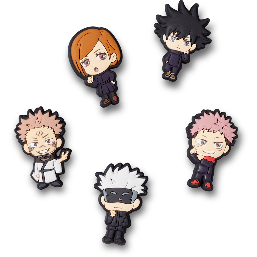  Jujutsu Kaisen 5 Pack - charm view - Jibbitz