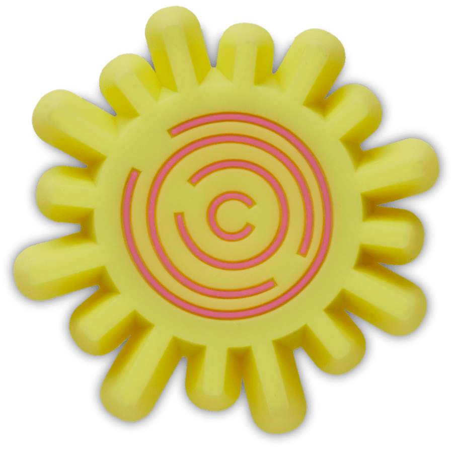  Lights Up Sun - charm view - Jibbitz