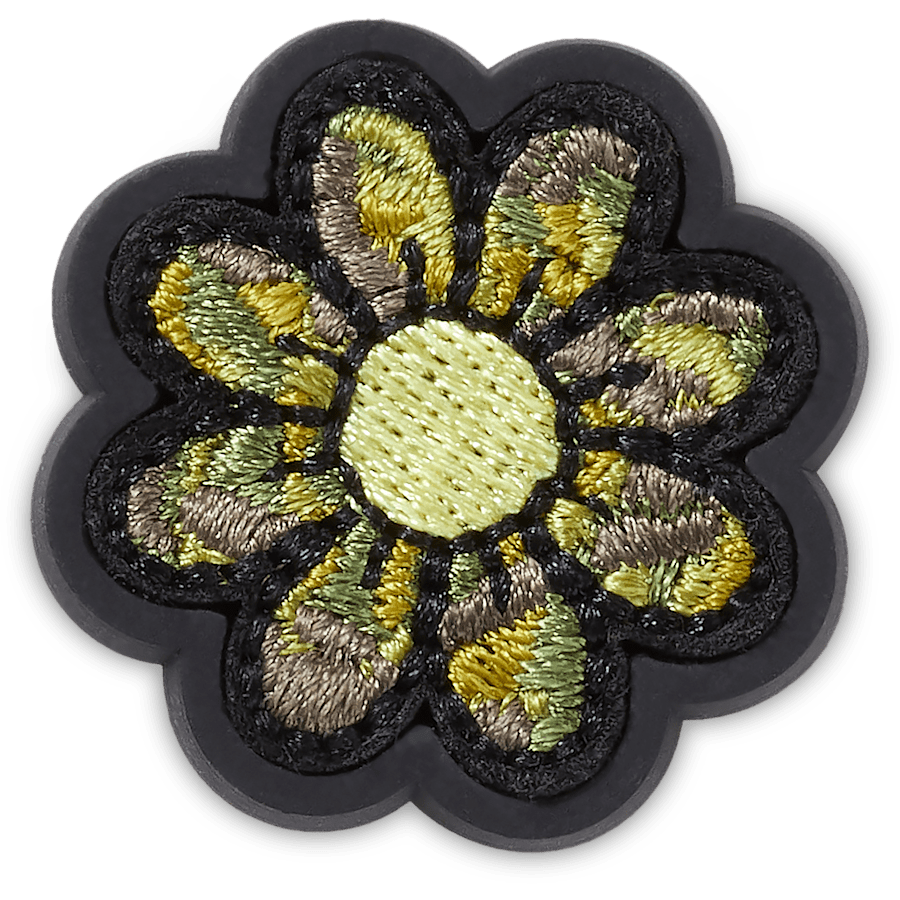  Camo Flower Patch - charm view - Jibbitz